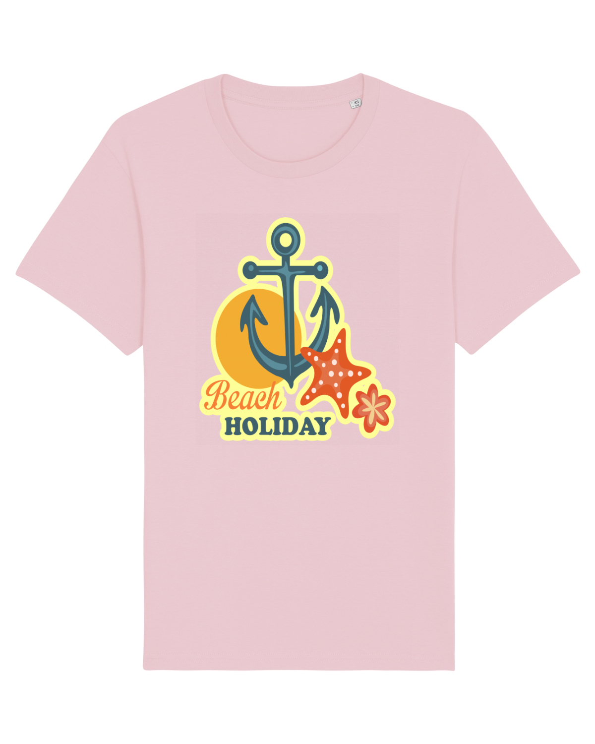 Tricou mânecă scurtă Unisex Rocker Cotton Pink