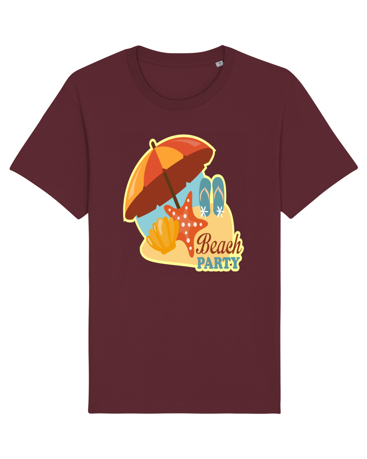 Tricou mânecă scurtă Unisex Rocker Burgundy