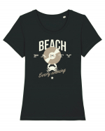 Beach party Every Evening Tricou mânecă scurtă guler larg fitted Damă Expresser