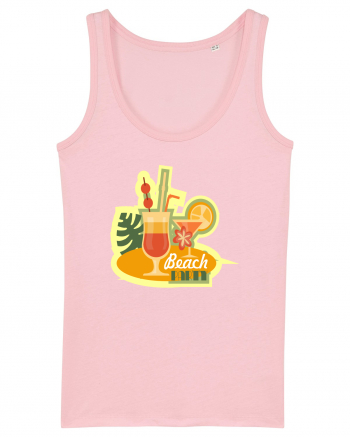 Beach Party Time Cotton Pink