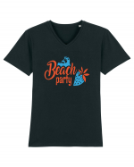 Beach Party Tricou mânecă scurtă guler V Bărbat Presenter