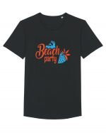 Beach Party Tricou mânecă scurtă guler larg Bărbat Skater