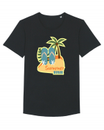 Beach Summer Party Tricou mânecă scurtă guler larg Bărbat Skater