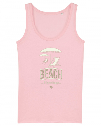 Beach Vacations Cotton Pink