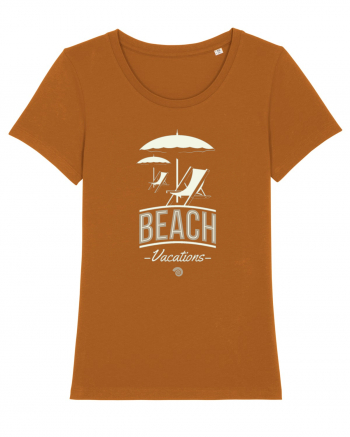 Beach Vacations Roasted Orange