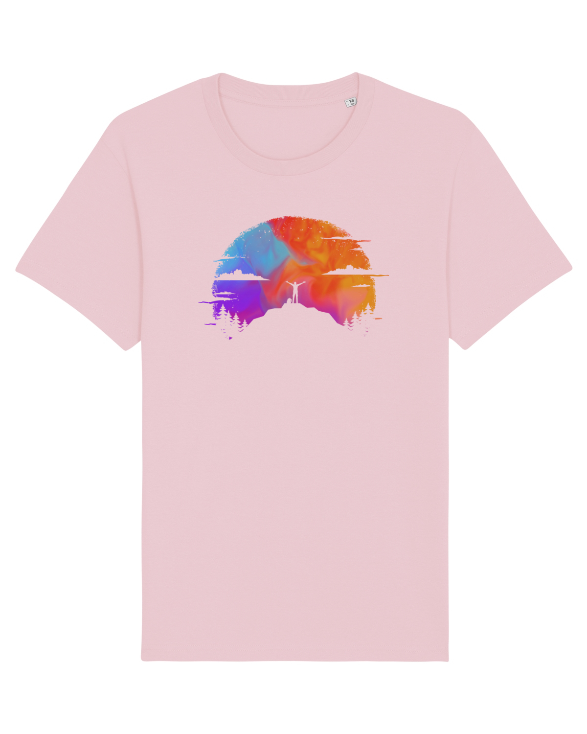Tricou mânecă scurtă Unisex Rocker Cotton Pink