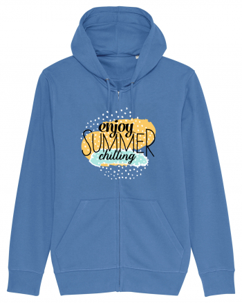 Enjoy Summer Chilling Bright Blue