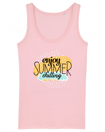 Enjoy Summer Chilling Cotton Pink