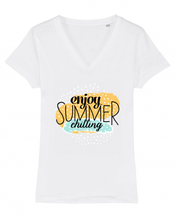 Enjoy Summer Chilling White