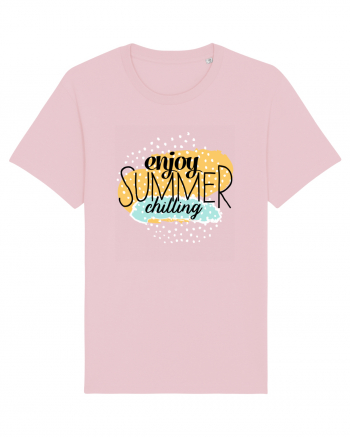 Enjoy Summer Chilling Cotton Pink