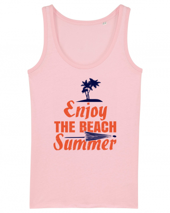 Enjoy The Beach Summer Cotton Pink