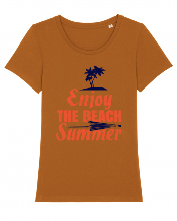 Enjoy The Beach Summer Roasted Orange