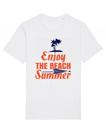 Enjoy The Beach Summer White