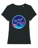 Go Surf Time Tricou mânecă scurtă guler larg fitted Damă Expresser