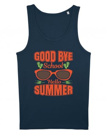 Good Bye School Hello Summer Navy