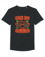 Good Bye School Hello Summer Tricou mânecă scurtă guler larg Bărbat Skater