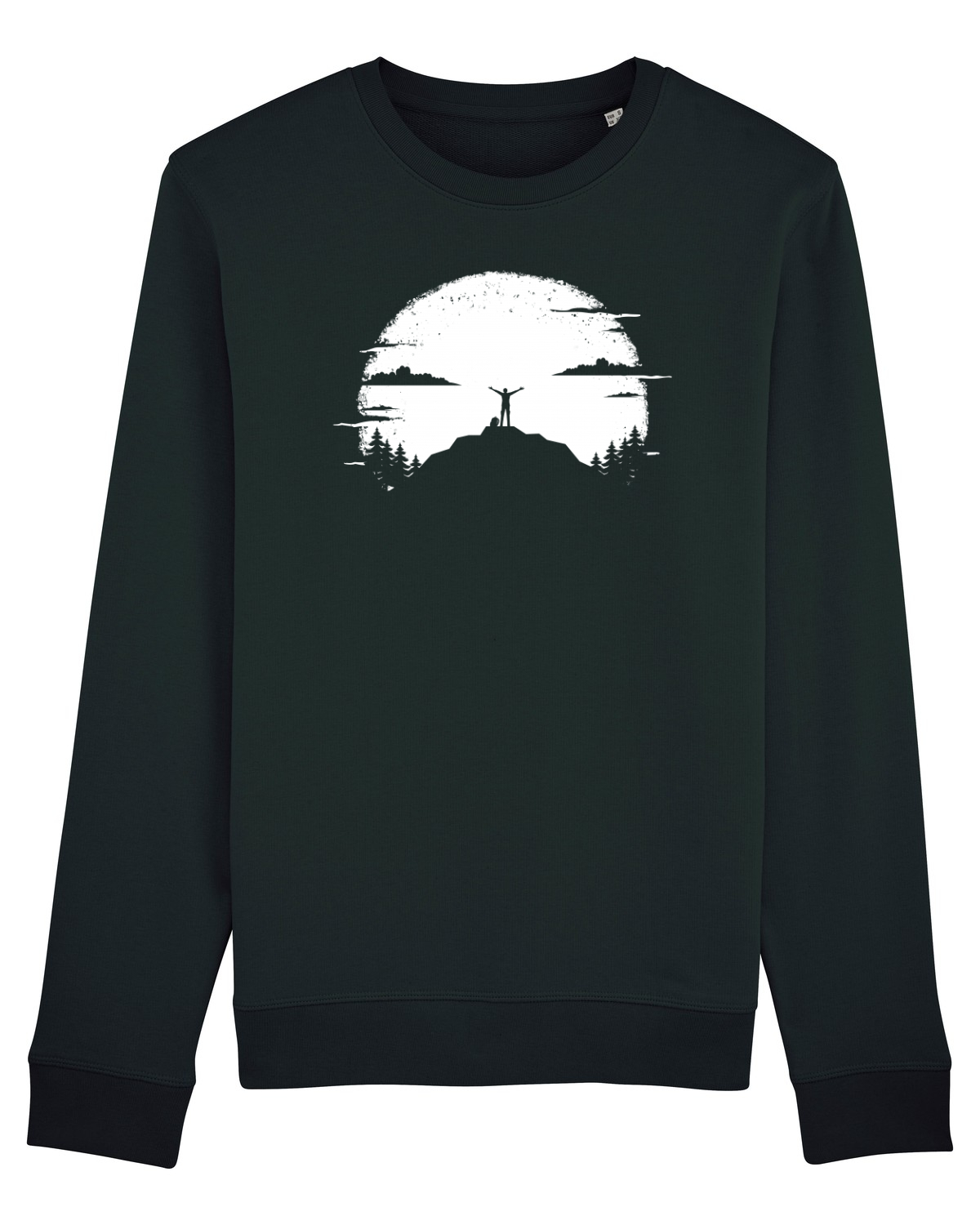 Bluză mânecă lungă Unisex Rise Black