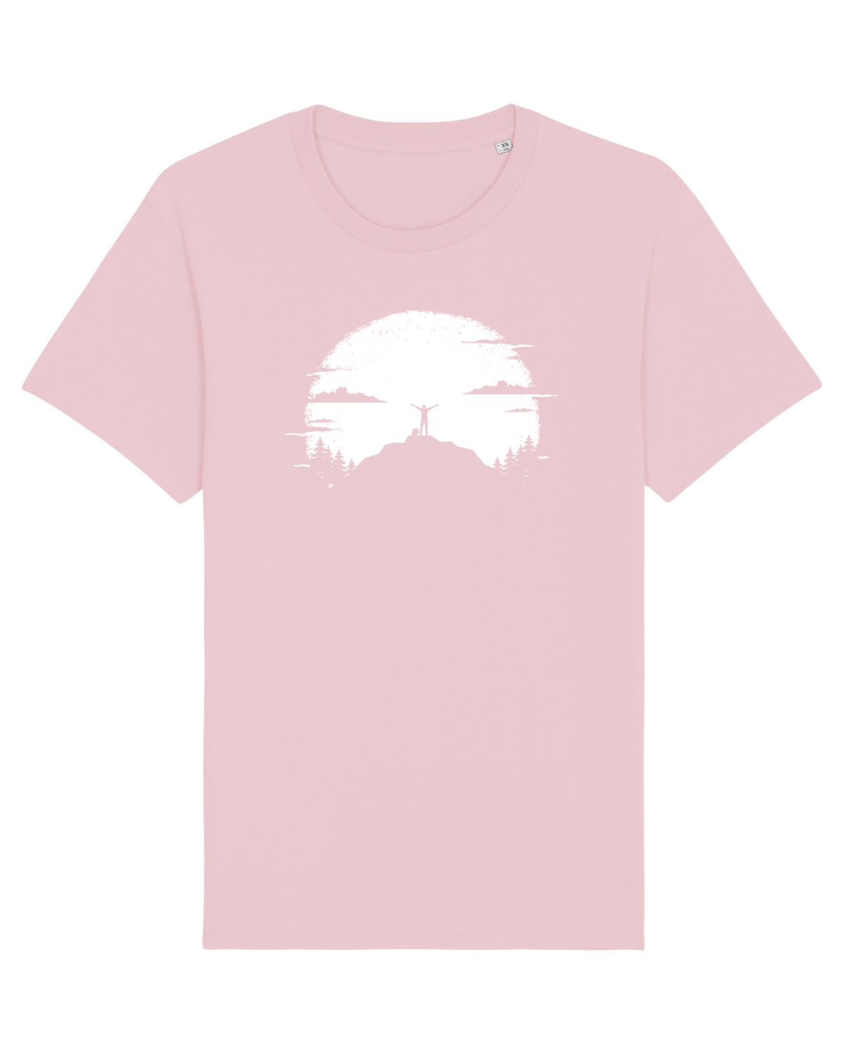 Tricou mânecă scurtă Unisex Rocker Cotton Pink