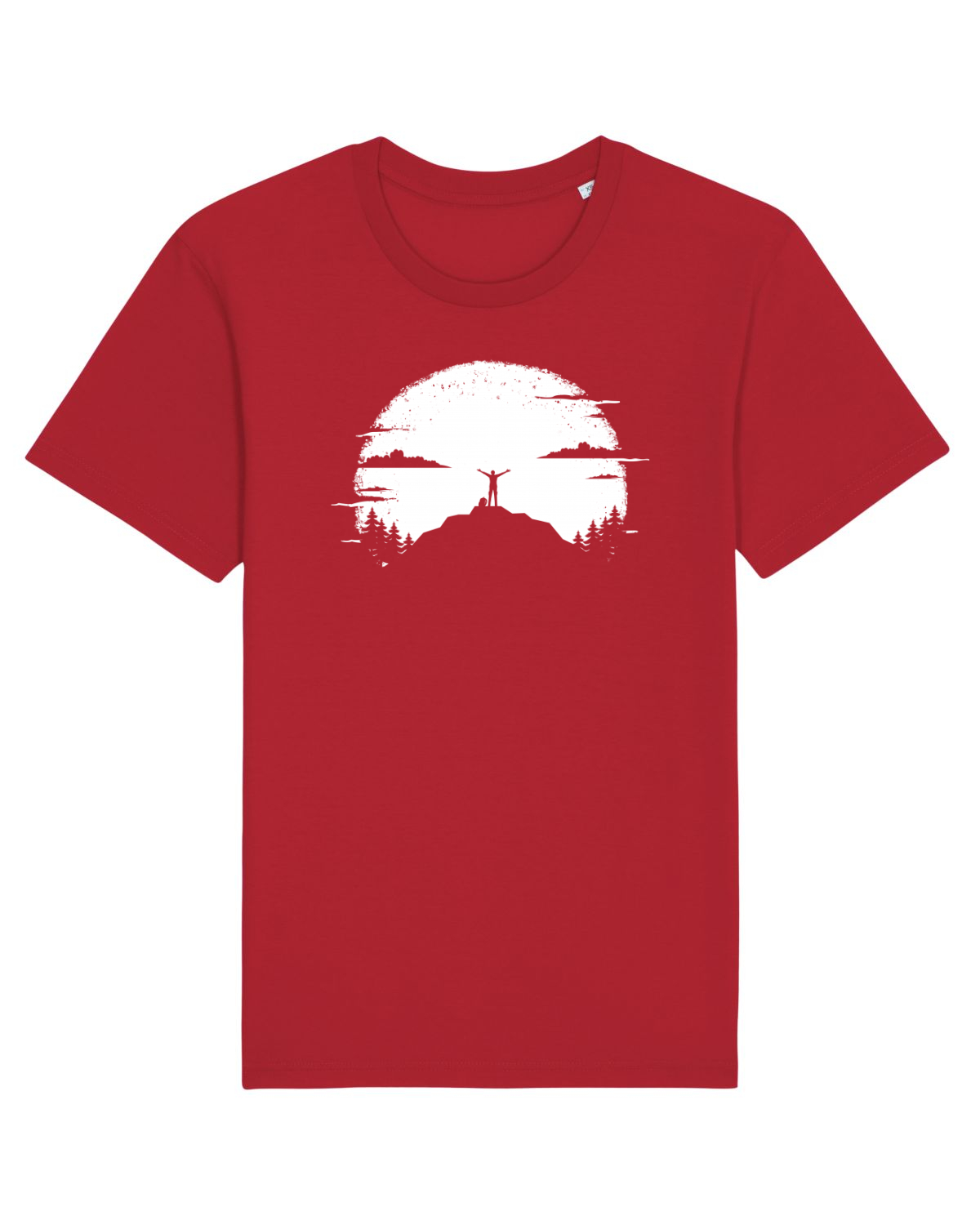 Tricou mânecă scurtă Unisex Rocker Red