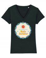 Hello Summer Tricou mânecă scurtă guler V Damă Evoker