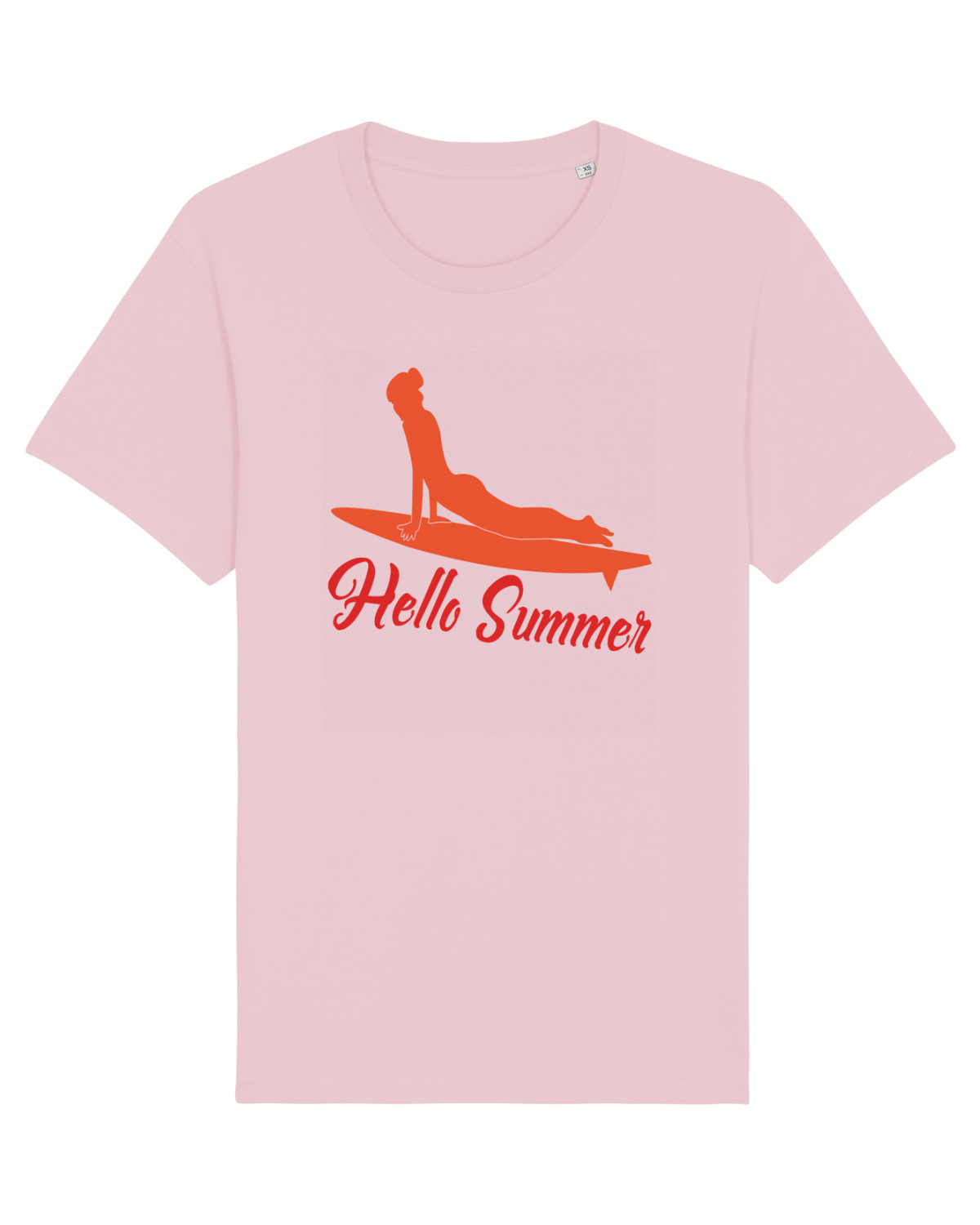 Tricou mânecă scurtă Unisex Rocker Cotton Pink