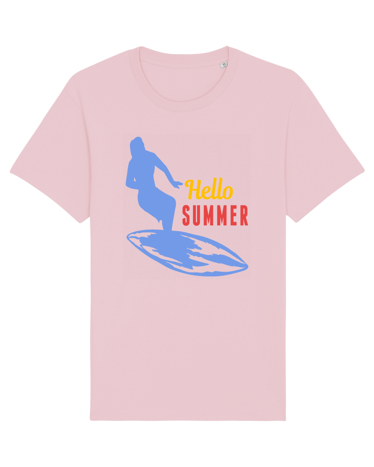 Tricou mânecă scurtă Unisex Rocker Cotton Pink