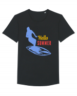 Hello Summer Tricou mânecă scurtă guler larg Bărbat Skater