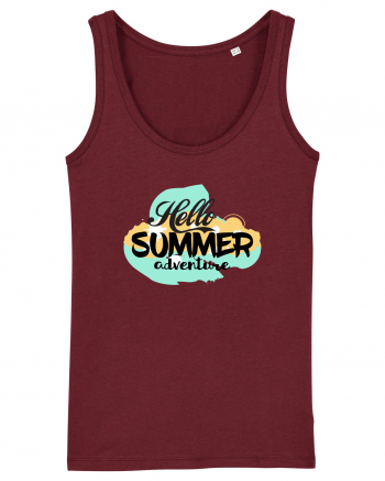 Hello Summer Adventure Burgundy