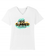 Hello Summer Adventure Tricou mânecă scurtă guler V Bărbat Presenter