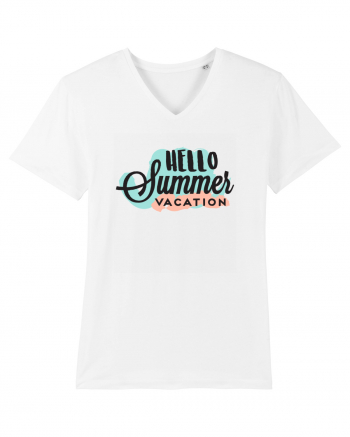 Hello Summer Vacation White