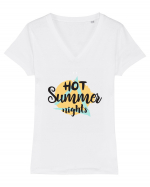 Hot Summer Nights Tricou mânecă scurtă guler V Damă Evoker