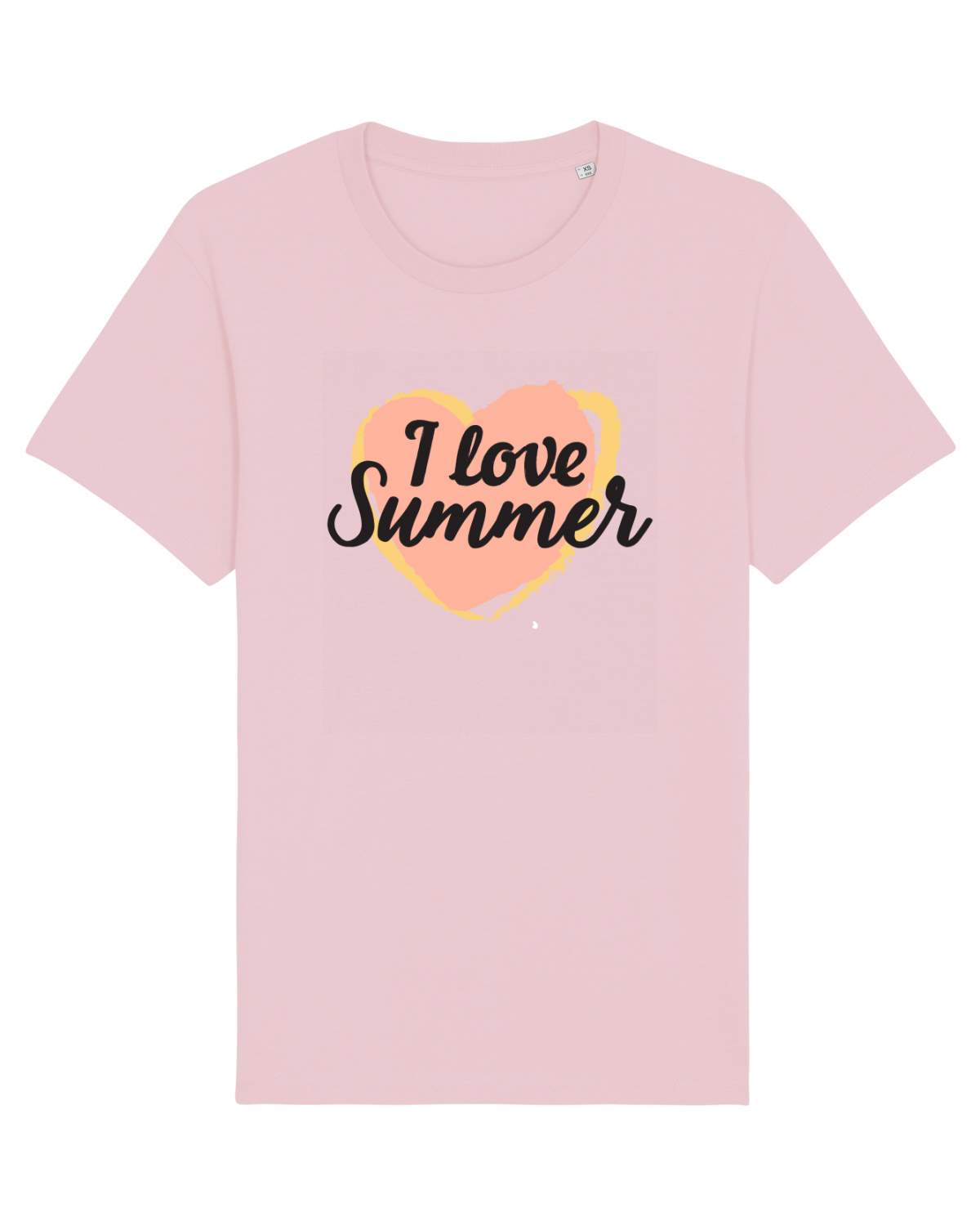 Tricou mânecă scurtă Unisex Rocker Cotton Pink