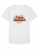 I Love Summer Tricou mânecă scurtă guler larg Bărbat Skater