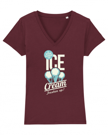 Ice Cream Freshen Up Burgundy