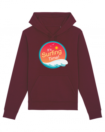 It's Surfing Time Burgundy