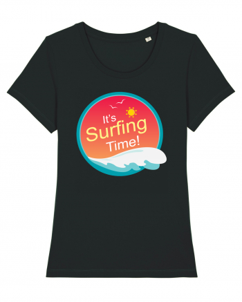 It's Surfing Time Black