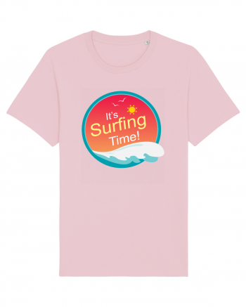 It's Surfing Time Cotton Pink