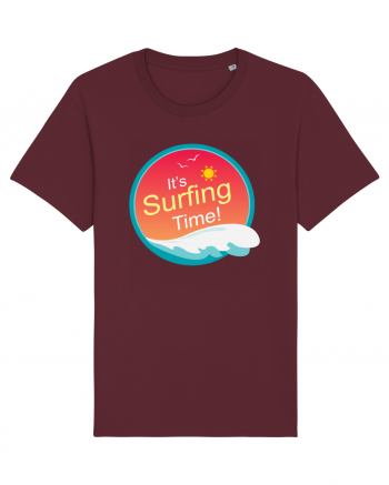 It's Surfing Time Burgundy