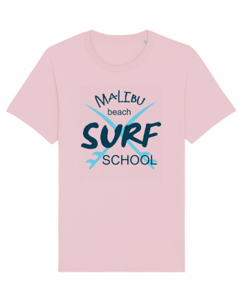 Malibu beach surf school Cotton Pink