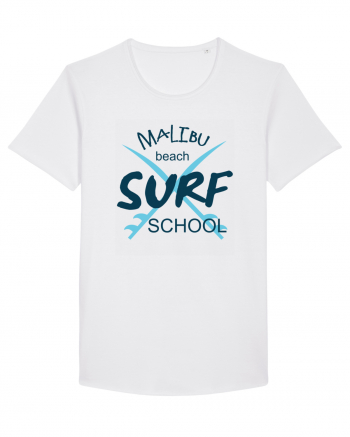 Malibu beach surf school White