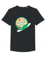 Paradise Surf Tricou mânecă scurtă guler larg Bărbat Skater