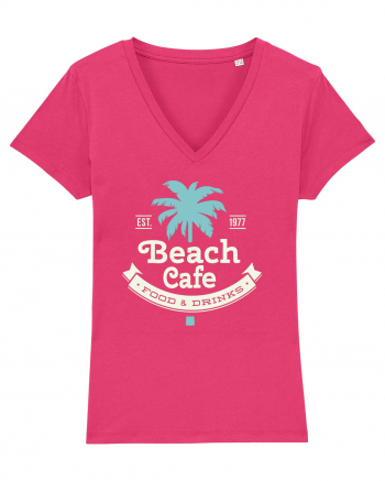 Retro Beach Cafe 1977 Raspberry