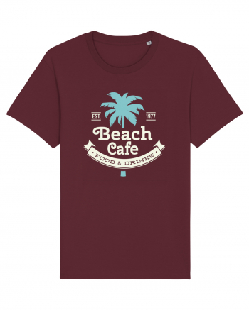 Retro Beach Cafe 1977 Burgundy