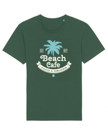 Retro Beach Cafe 1977 Bottle Green