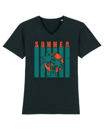 Retro Summer Sunset Black