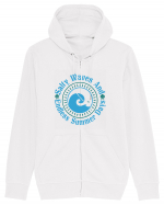 Salty Waves And Endless Summer Days Hanorac cu fermoar Unisex Connector