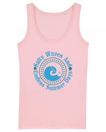 Salty Waves And Endless Summer Days Cotton Pink