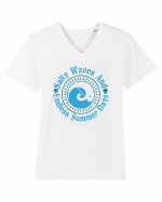 Salty Waves And Endless Summer Days Tricou mânecă scurtă guler V Bărbat Presenter