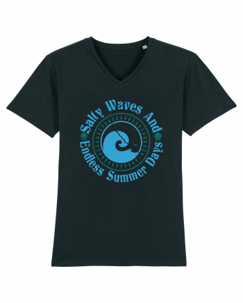 Salty Waves And Endless Summer Days Black