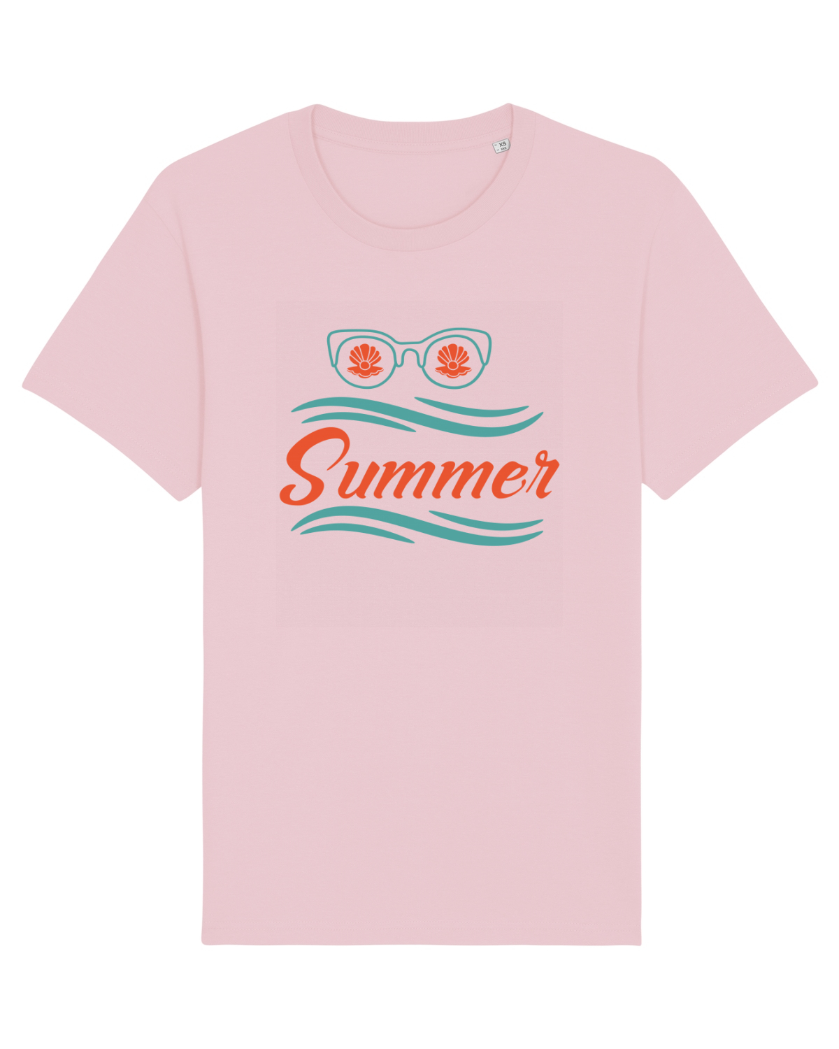 Tricou mânecă scurtă Unisex Rocker Cotton Pink